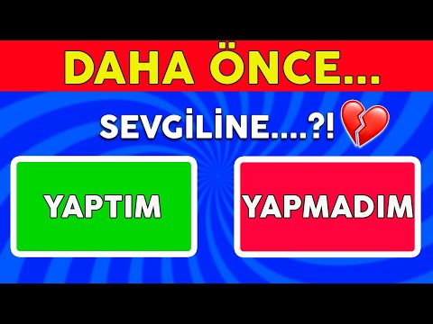 Bu Utanç Verici Şeyi Yaptın Mı?- Yaptın mı, Yapmadın mı? (Cesaret Gerektiren Sorular!)