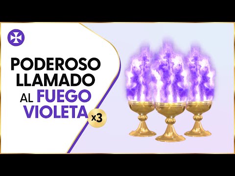 Poderoso Llamado al Fuego Violeta Purificador x3