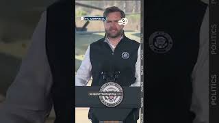 Vice President JD Vance reacts to shooting of National Guardsmen