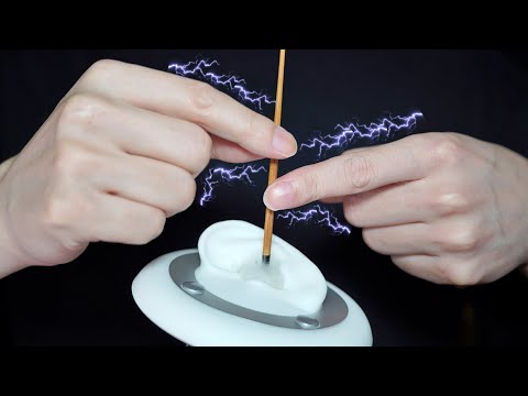 ASMR Scratching the bamboo ear pick shaft (No Talking)