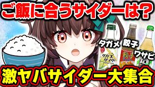 激ヤバサイダー大集合！ご飯に合うサイダー選手権！【天藤あかね/Vtuber】