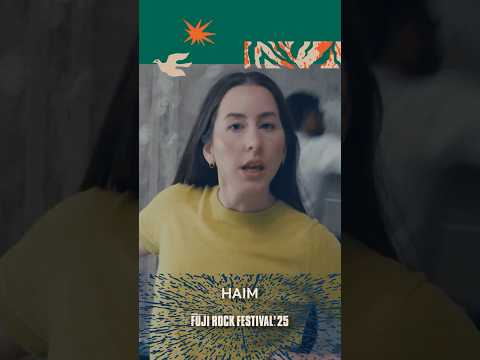 HAIM | FUJI ROCK FESTIVAL’25 #フジロック #shorts