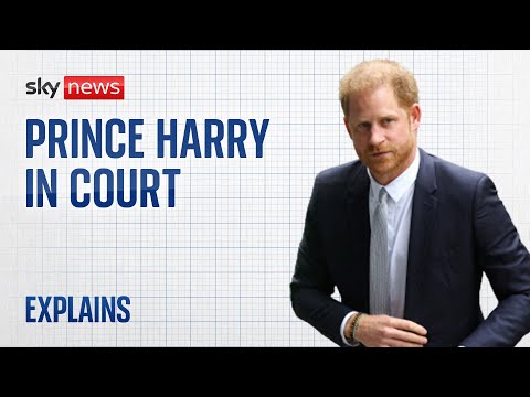 Sky News Explains: Prince Harry gives evidence at High Court in hacking case