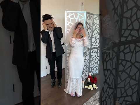 man pranks his bride to be  #shorts