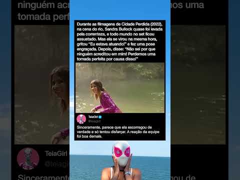 Durante as filmagens de Cidade Perdida (2022), Sandra Bullock foi pega de surpresa