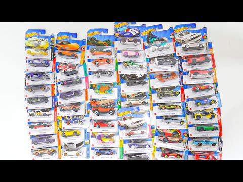 箱いっぱいのカッコ良いホットウィールを1つずつ見る。ミニカー アメリカ
