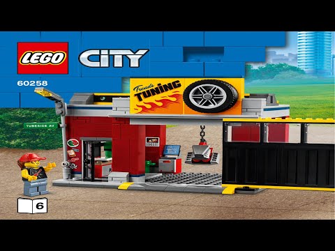 LEGO Instructions - City - 60258 - Tuning Workshop - Town (Book 2)