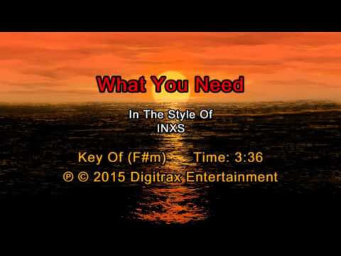 INXS – What You Need (Backing Track)