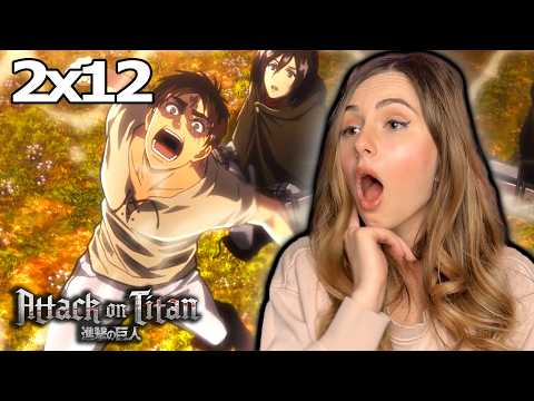Eren Controls Titans!? NON-ANIME FAN Reacts to ATTACK ON TITAN S2 Episode 12 | ANIME REACTION