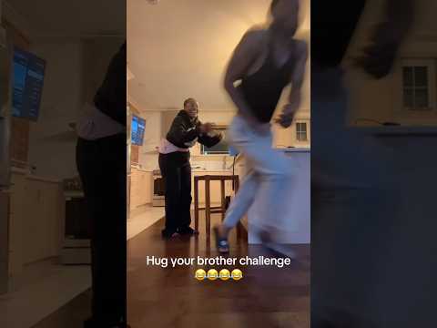 Hug your brother challenge 🤣#foryou #funnyvideos