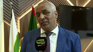 المدير العام لقطاع المسابقات الوطنية السيد محمد عبد الرحمن محمد متحدثا عن اجتماع انطلاقة الدوري