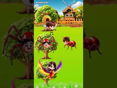 Which house is the red ant ? 🤔#cartoon #shorts #funny