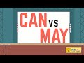 Understanding 'Can' vs 'May'