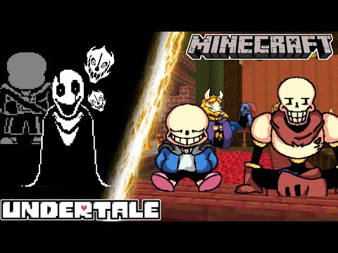 マイクラでUndertaleのガスターと戦える神マップ！？【ゆっくり実況】【配布マップ】