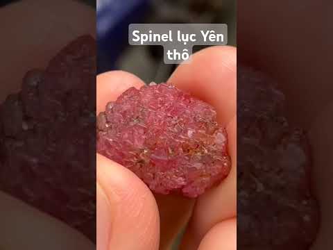 Spinel lục Yên thô đẹp #gem #ruby #daquy