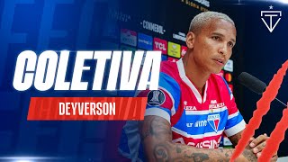 🎙️COLETIVA COM DEYVERSON DE PRÉ-JOGO VS. VÉLEZ | TV LEÃO