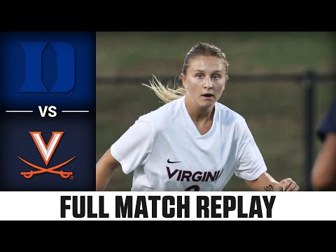 Duke vs. Virginia Full Match Replay | 2023 ACC Women’s Soccer