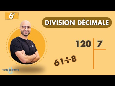 POSER UNE DIVISION DÉCIMALE