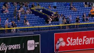 Willy Adames opens the scoring with a solo home run April 12