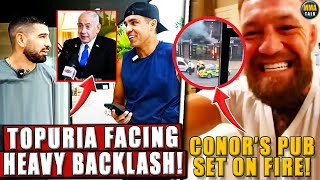 Ilia Topuria FACING HEAVY BACKLASH! Conor McGregor's Pub SET ON FIRE! Hooker vs Oliveira? DC-Jones