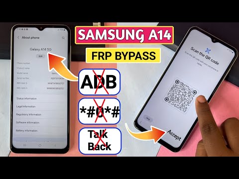 Without PC 2024:- SAMSUNG A14 5G / A14 FRP BYPASS Android 14 | Samsung Frp Bypass 2024✔️New Security