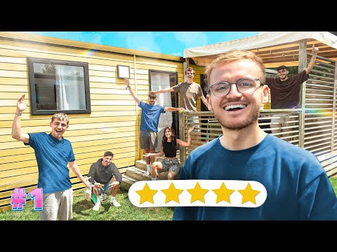 On vit 1 semaine dans un camping de LUXE (on a le bungalow le plus fou)