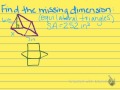 Surface Area and Missing Dimensions