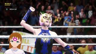 タイガークイーン vs 愛川Q【愛川興行プロレス】wwe2k20