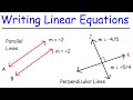 Writing Linear Equations for Parallel and Perpendicular Lines