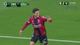 Alfonso González le anota al América y el Atlas se califica a la Liguilla