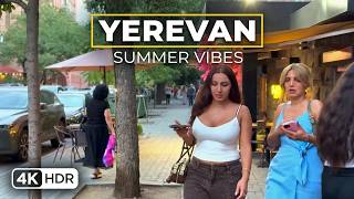 The Perfect Summer Night in Yerevan 🇦🇲 (4K HDR)