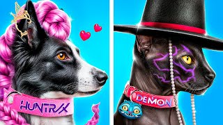 Моя собака пропала! K-Pop Demon Hunters в реальной жизни!
