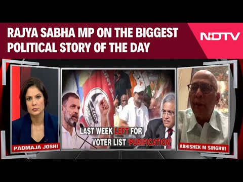 ECI Vs Congress | Rajya Sabha MP Abhishek Manu Singhvi On ECI Vs Congress