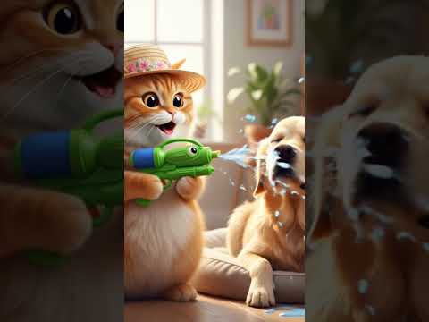 cat gun 😂😂 #catvideos #cat #shorts