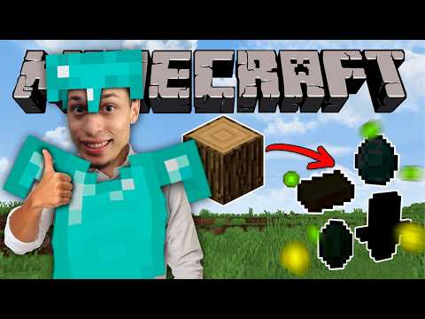 TENTEI ZERAR O MINECRAFT COM DROPS completamente ALEATÓRIOS!