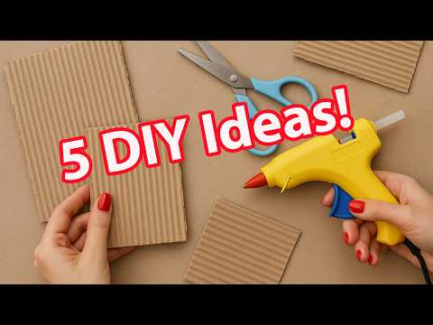 5 Creative DIY Cardboard and Paper Crafts for Stunning Storage Boxes