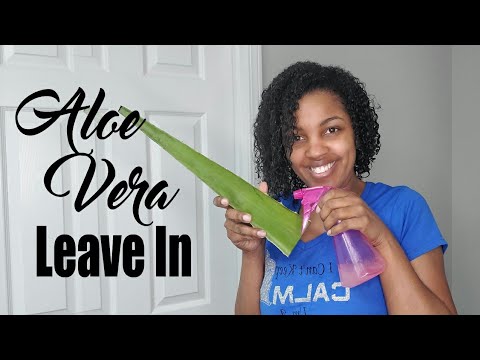 Homemade Aloe Vera Leave In Conditioner