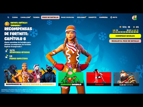 FORTNITE CAPÍTULO 6 PASE de BATALLA | Vistazo Completo