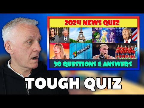 Quiz of the Year 2024 | 2024 News Quiz REACTION | OFFICE BLOKES REACT!!