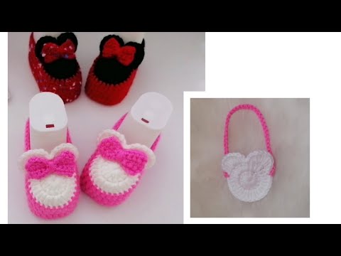 كروشيه لكلوك بيبي بناتي/ولادي  سهل للمبتدئين crochet baby shoes