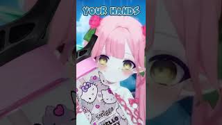 She Really Brought a Hello Kitty Bottle to the Off-Collab 😭💖 #VTuber #