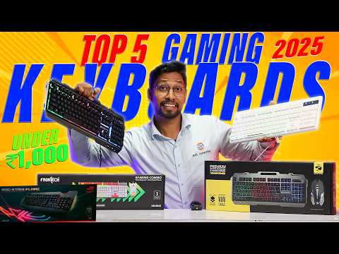 Best Gaming Keyboard & Mouse Under ₹1000 🎮 | Top 5 RGB Gaming Keyboard Mouse Combos in 2025