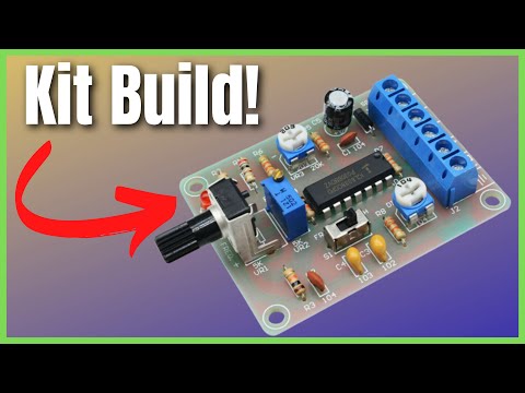 ICL8038 DIY Signal Function Generator Kit Build