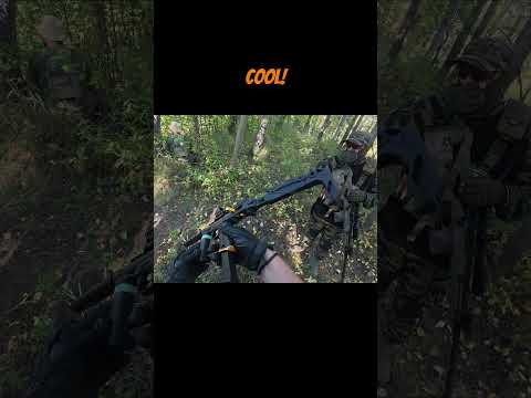 Coolest Side Arm I've Ever Seen!  #airsoft #airsoftgameplay #milsim #fakegun #edmonton #fyp #cod