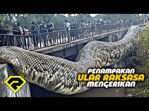 GEGER!! Penampakan Ular Raksasa, BIKIN WARGA GEMPAR!!