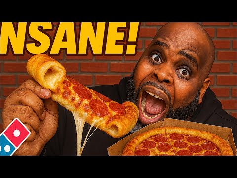 Domino's FIRST Stuffed Crust Pizza IS DELICIOUS!!!