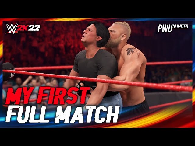 WWE 2K22: My First Match