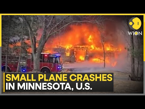 Small Plane Crashes Into House In Minnesota, Investigation Underway | World News | WION