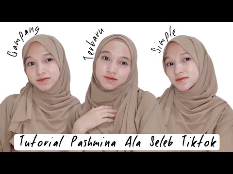 Tutorial Pashmina Ala Seleb Tiktok | Tutut Arinda Herawati