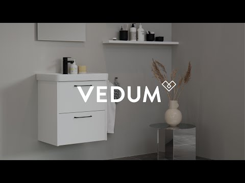 Vedum Kök & Bad - Badrumsserien Mezzo i vit